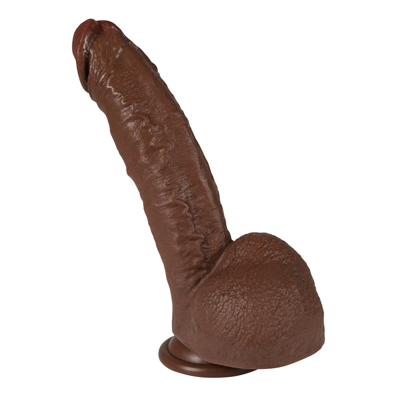 11-Inch Realistic Big Black Dildo