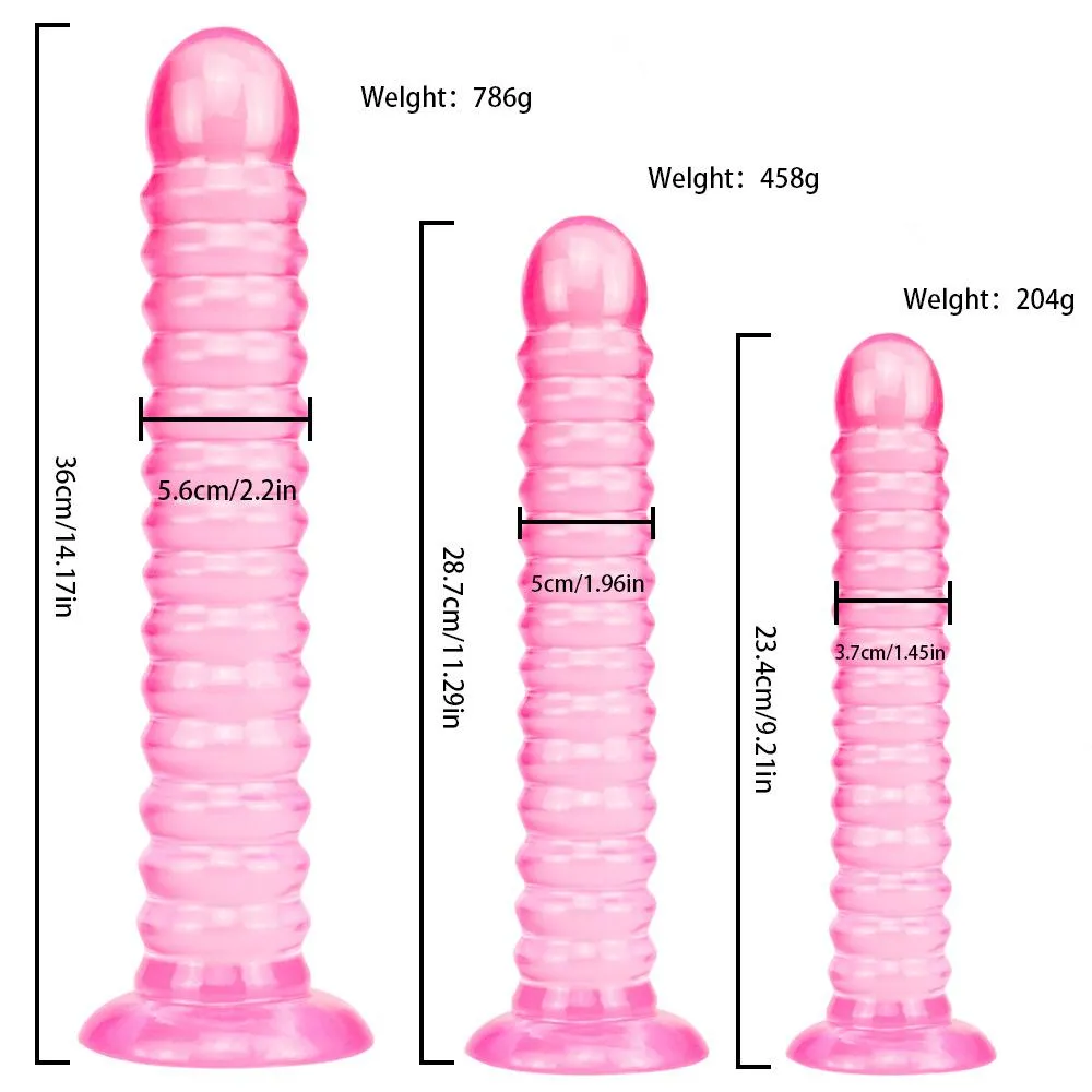 14 Inch Crystal Transparent Super Long and Thick Penis