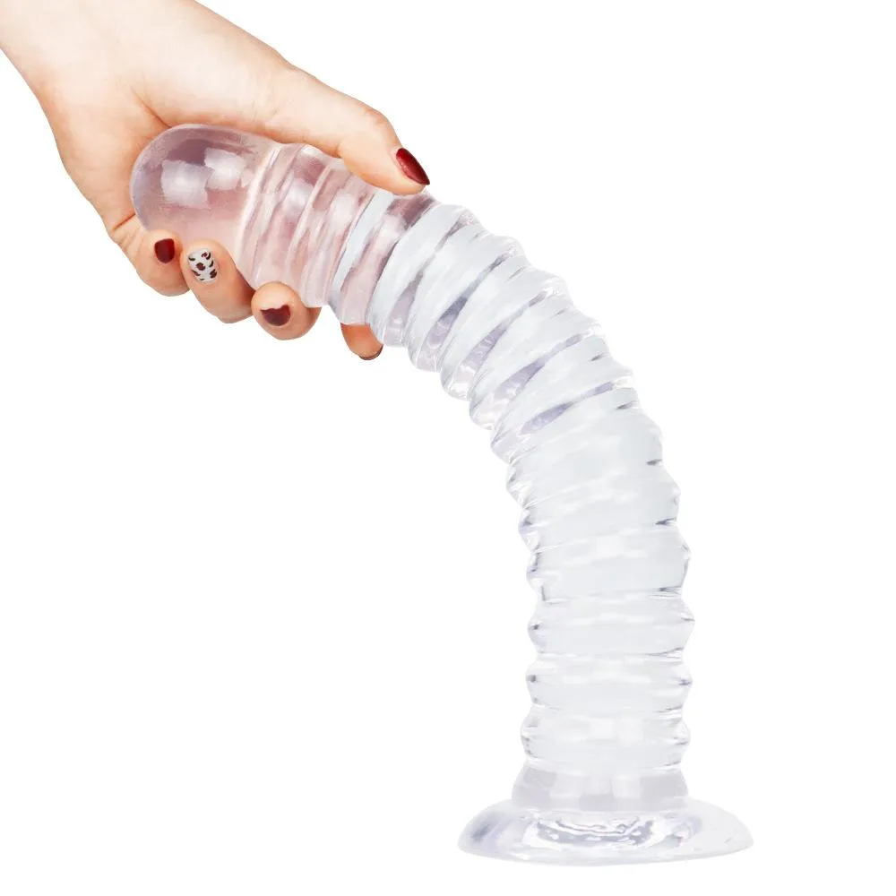14 Inch Crystal Transparent Super Long and Thick Penis