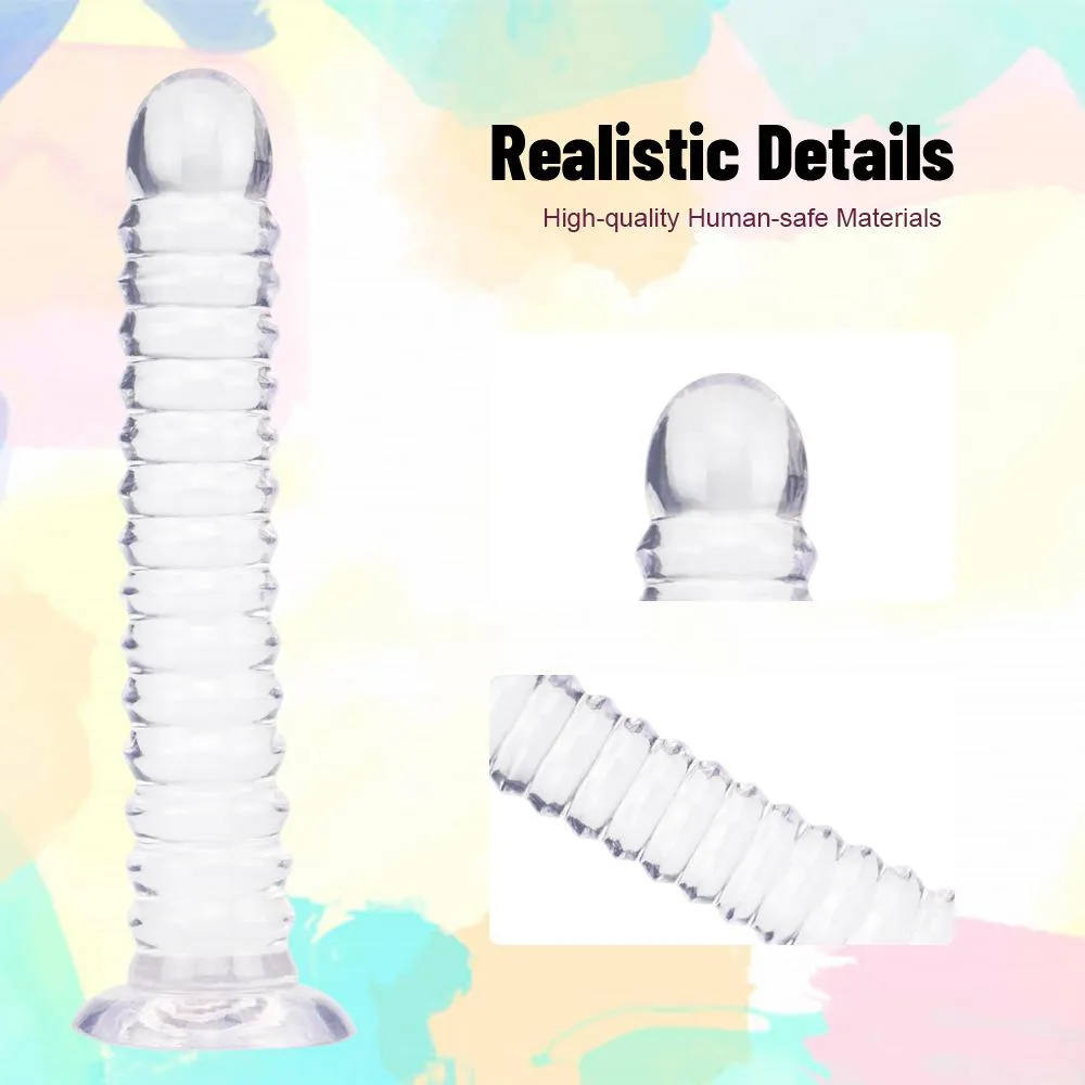 14 Inch Crystal Transparent Super Long and Thick Penis
