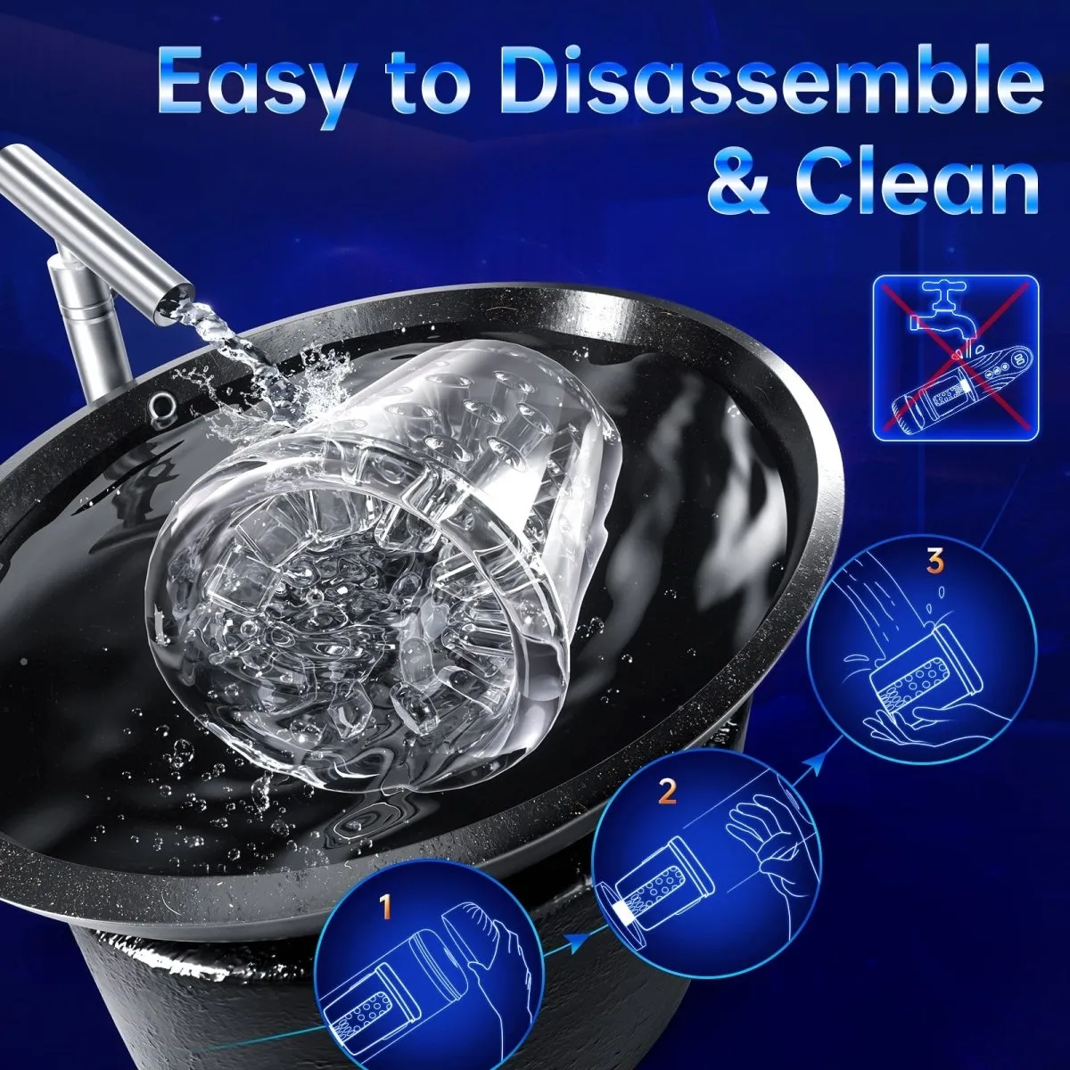 3 in 1 Automatic Men Masturbator with LCD Dsiplay Male Sex Toy