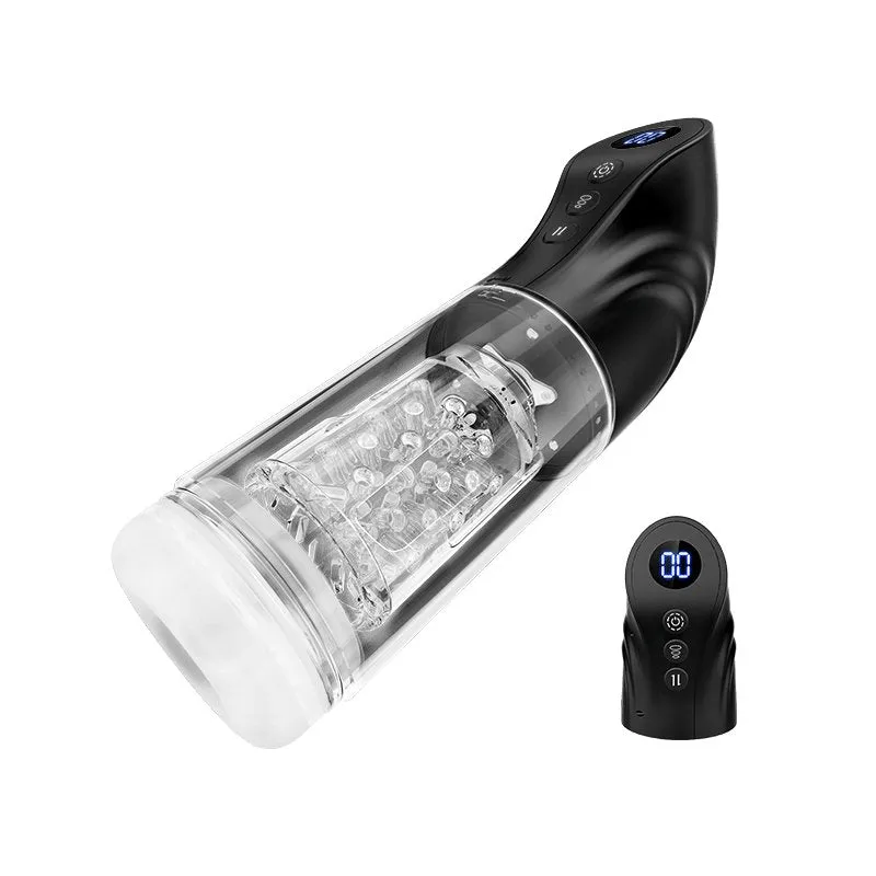 3 in 1 Automatic Men Masturbator with LCD Dsiplay Male Sex Toy