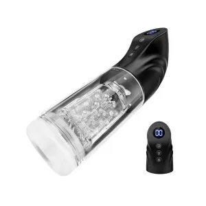 3 in 1 Automatic Men Masturbator with LCD Dsiplay Male Sex Toy