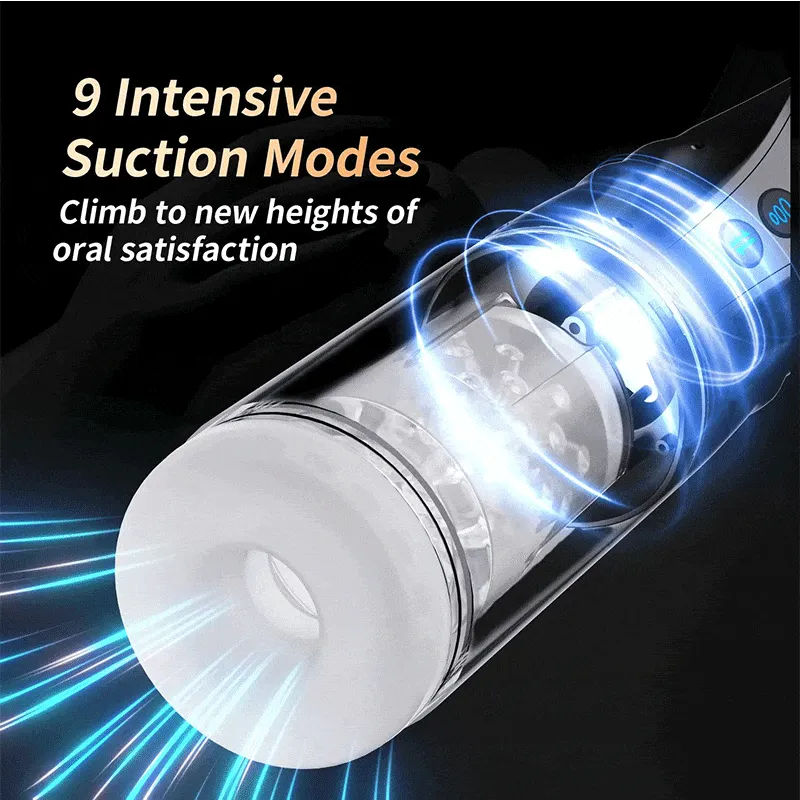 3 in 1 Automatic Men Masturbator with LCD Dsiplay Male Sex Toy