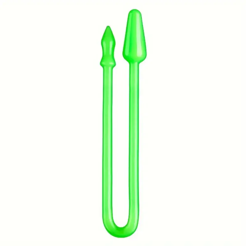 35.43inch Extra Long Transparent Dual-Ended Dragon Anal Plugs For Men
