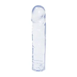 8-inch Doc Johnson Clear Realistic Dildo with Veined Detail