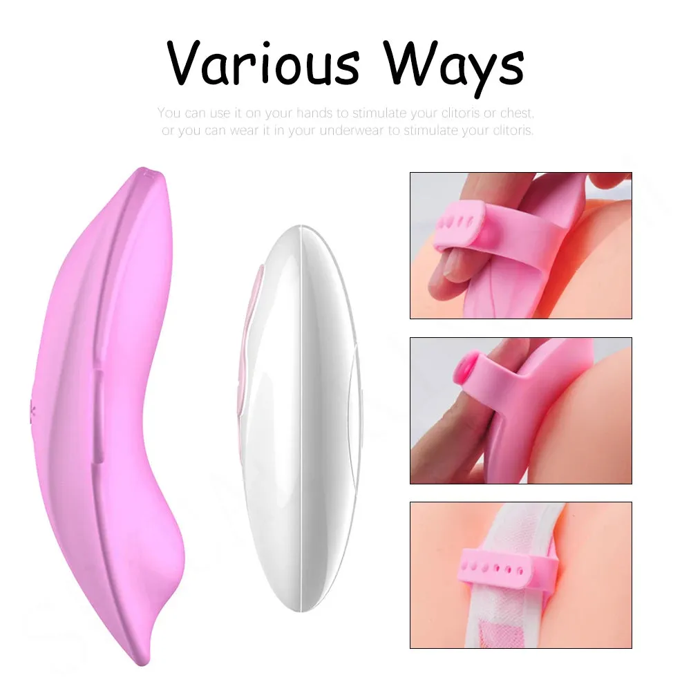 Adjustable Vibrating Panty Vibrator - Remote Control Wearable Female Sex Toys