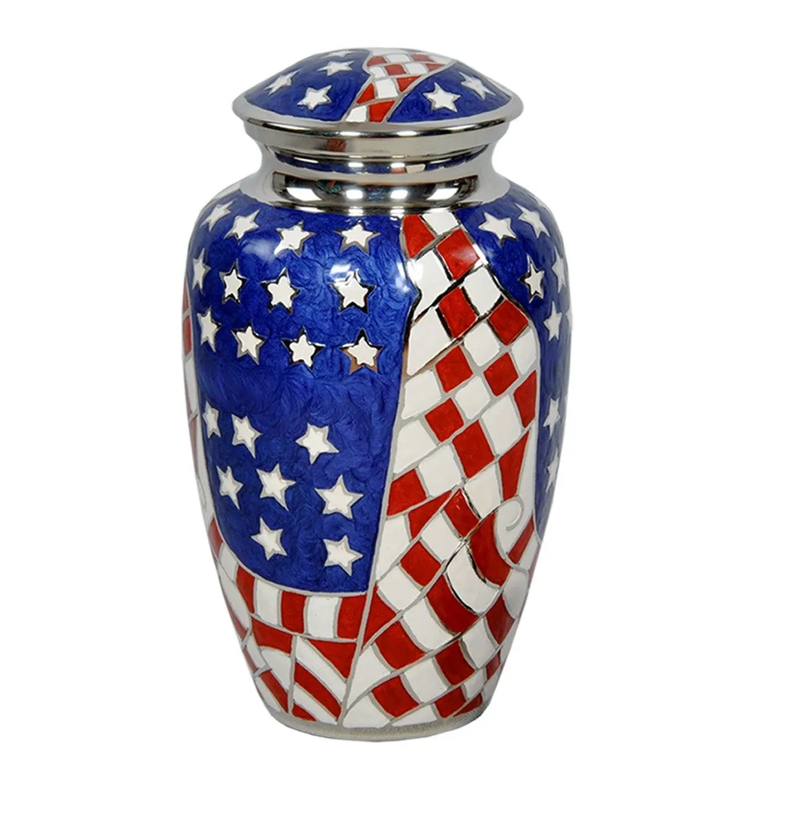 American Flag Military Urn