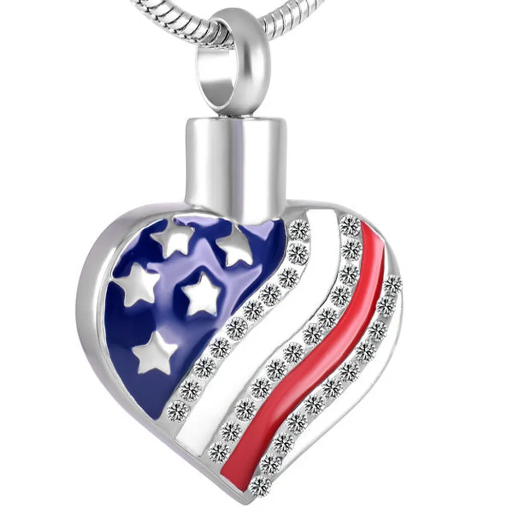American Flag Military Urn