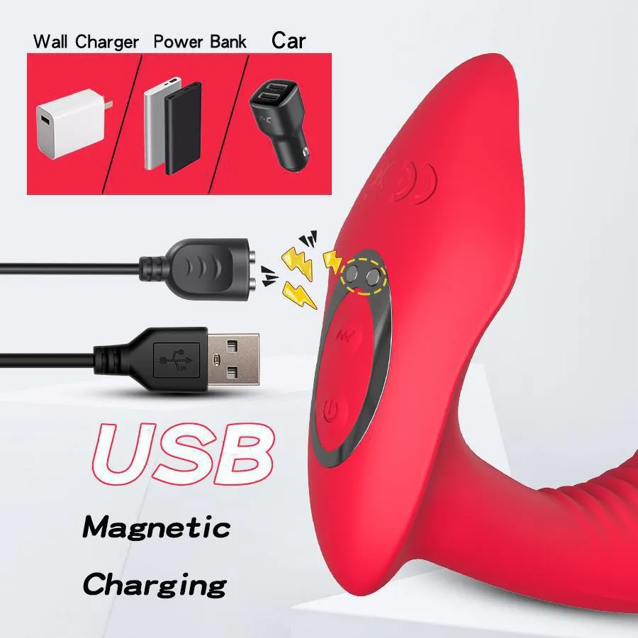 APP Controlled Clitoral Vibrator - Double End G Spot Dildo Vibrator Clit Stimulator