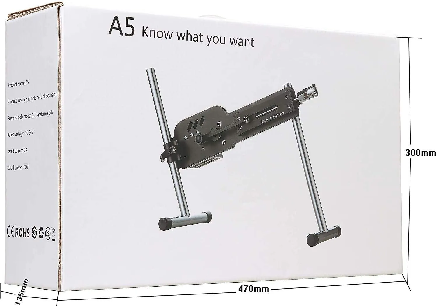 APP Controlled Sex Machine with Multiple Attachments