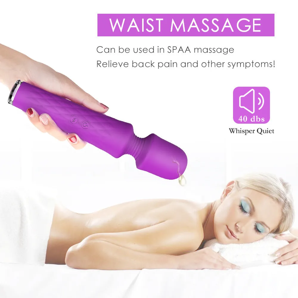AV Wand Clit Nipple Vibrator - Handheld Powerful Vibrating Dildo Sex Toys for Women Men