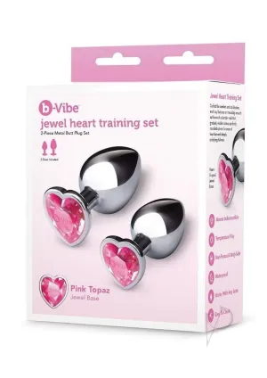 B Vibe Jewel Metal Training 2pc Pnk/slv