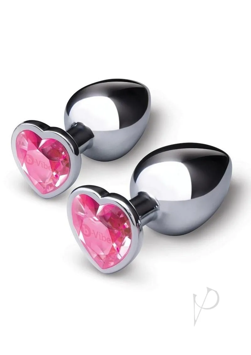 B Vibe Jewel Metal Training 2pc Pnk/slv