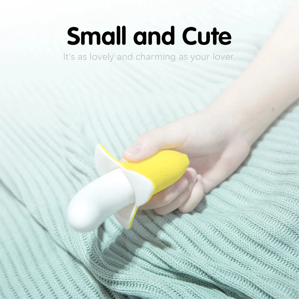 Banana Clitoral Vibrator Female Sex Toy - Nipple Clamp G Spot Clit Stimulator