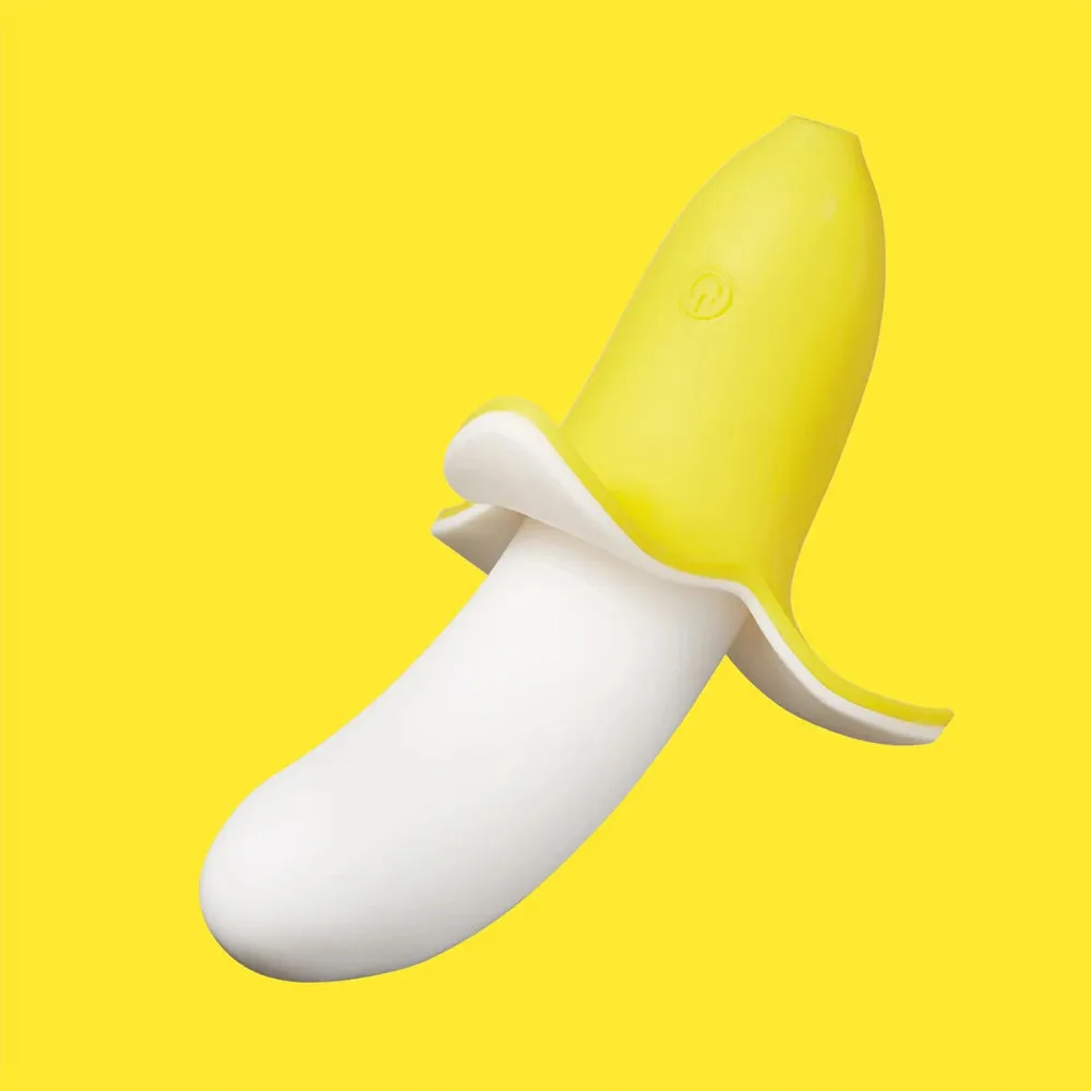 Banana Clitoral Vibrator Female Sex Toy - Nipple Clamp G Spot Clit Stimulator
