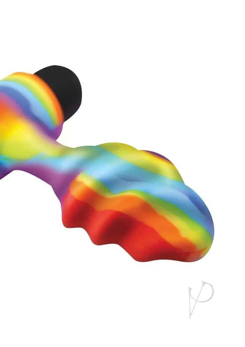 Bang Vibrating Butt Plug Rainbow