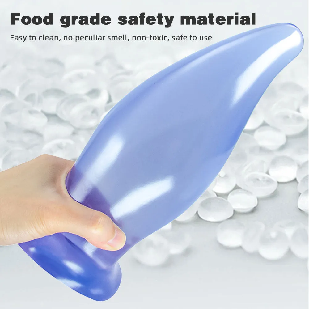 Big Butt Plug Anal Dildo - Soft Silicone Anal Dilator Sex Toys for Men Women