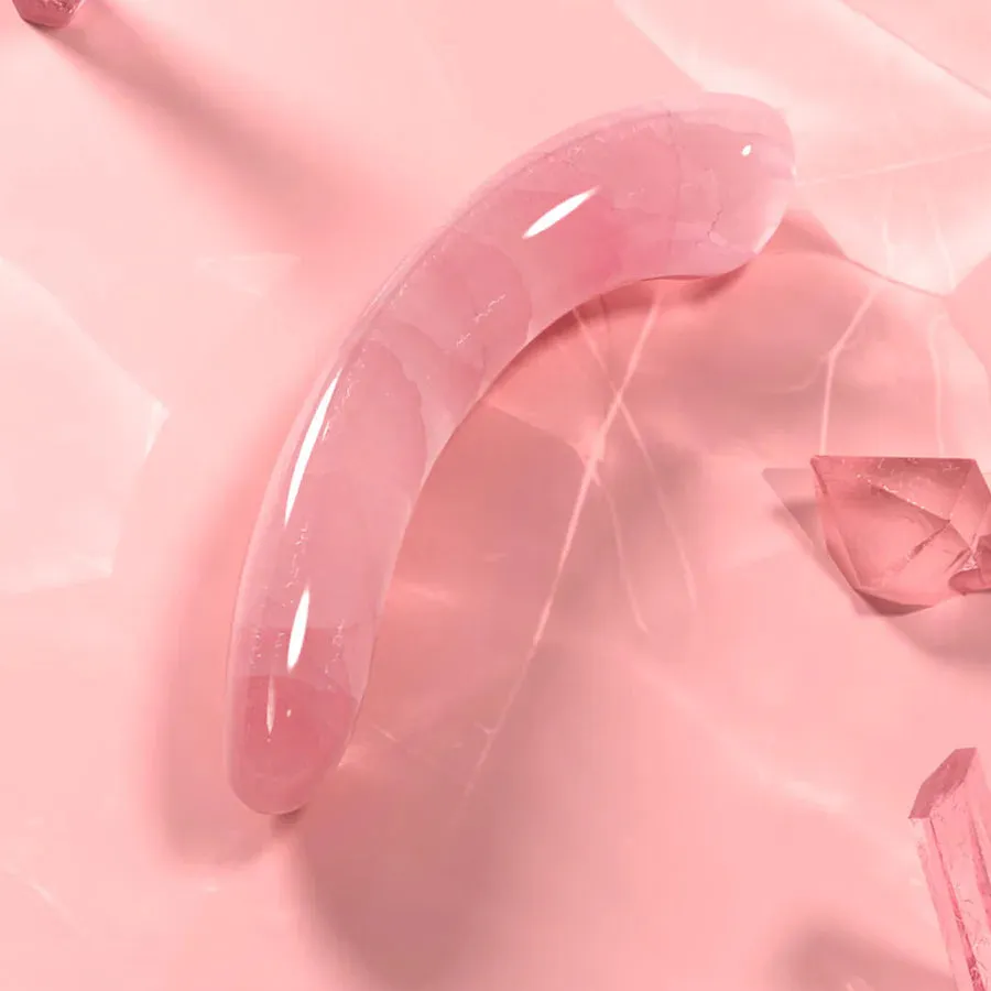 Biird Pixii Quartz Curved Crystal Dildo