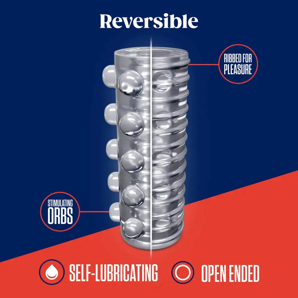 Blush Novelties 5-inch Clear Self Lubricating Stroker Masturbator