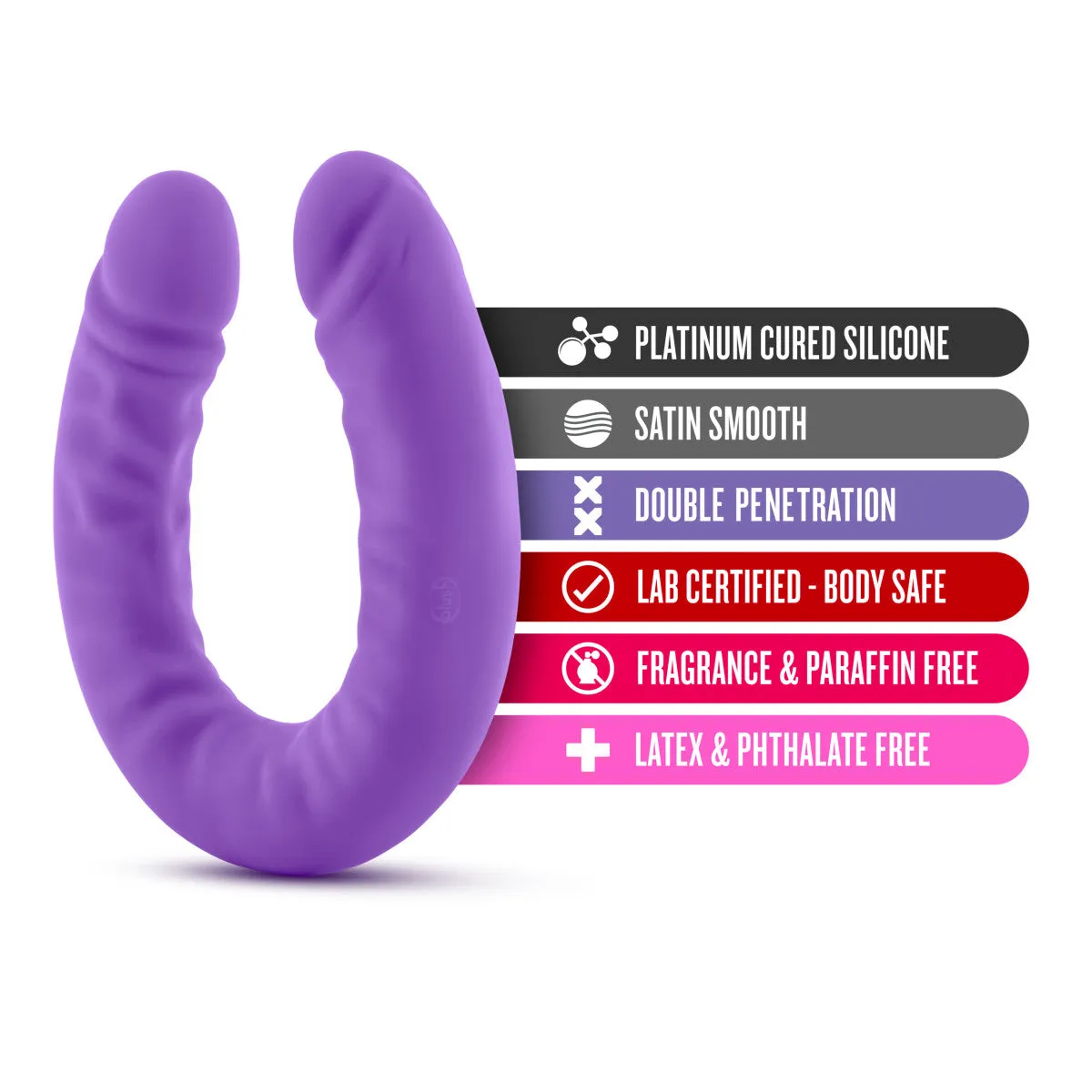 Blush Ruse 18-Inch G-Spot Purple Double Ended Dildo
