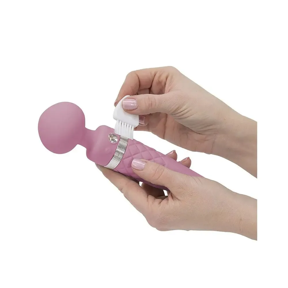 Bms Enterprises Silicone Pink Rechargeable Warming Wand Massager