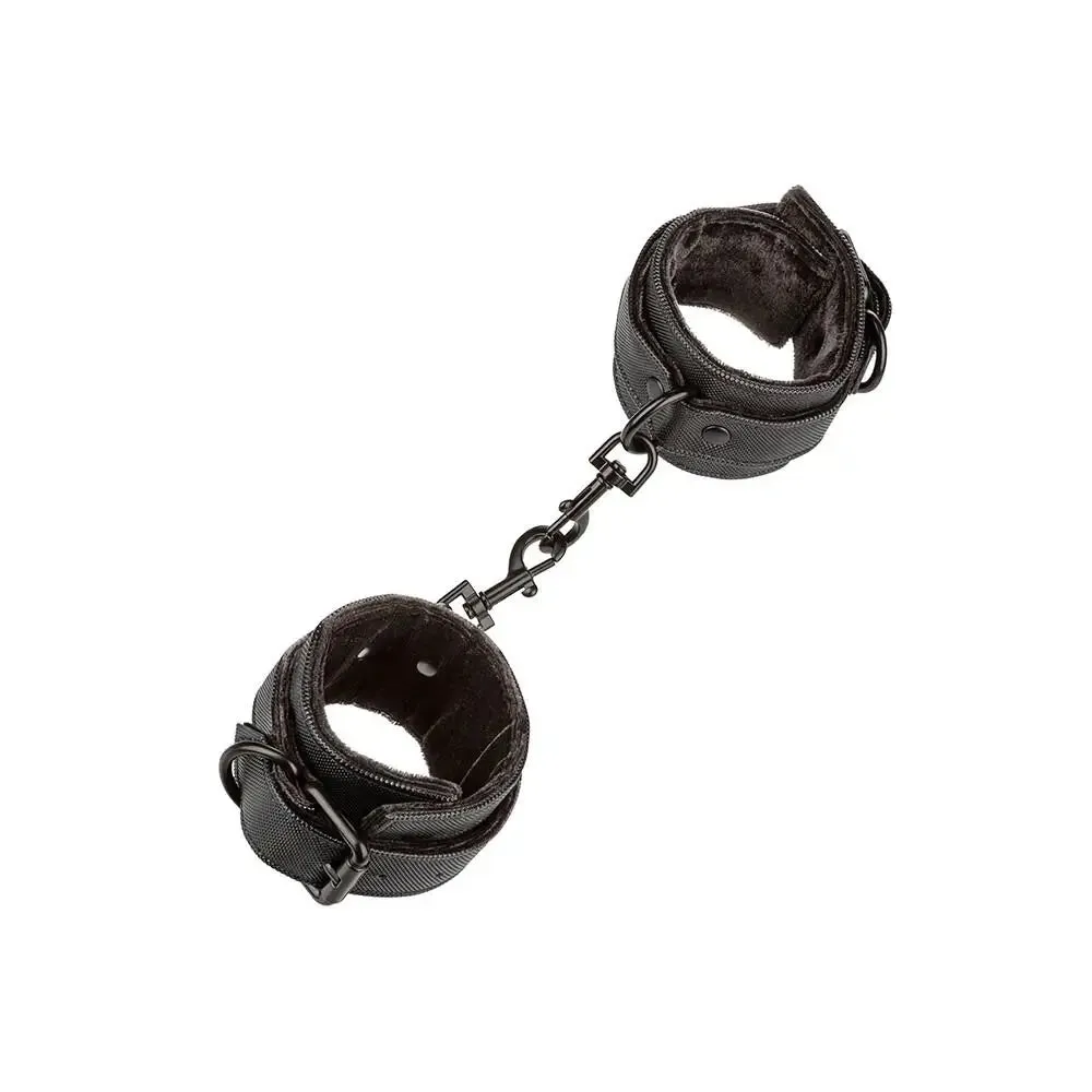 California Exotic Faux Leather Black Bdsm Bondage Wrist Cuffs