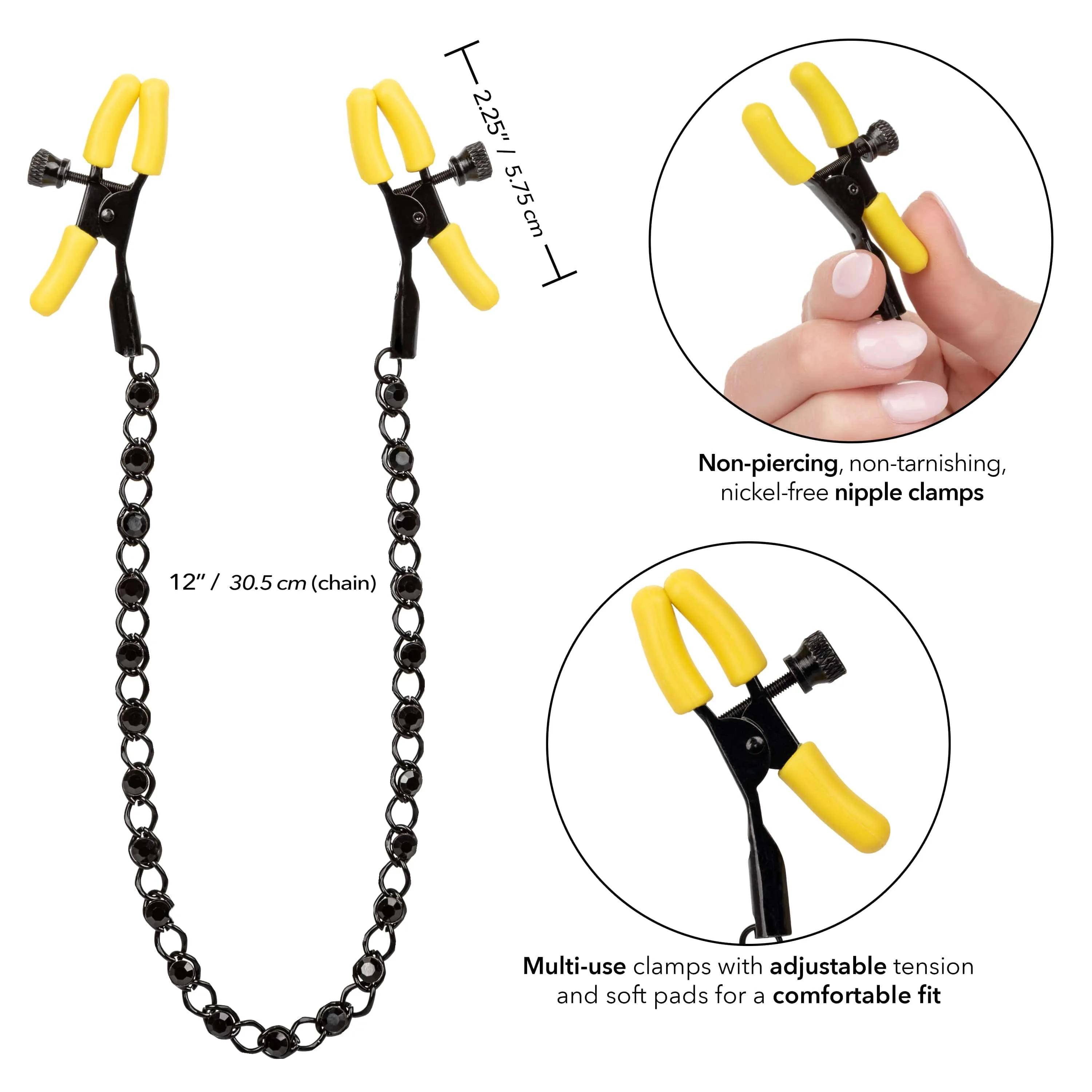 California Exotics - Boundless Nipple Teasers (Black)