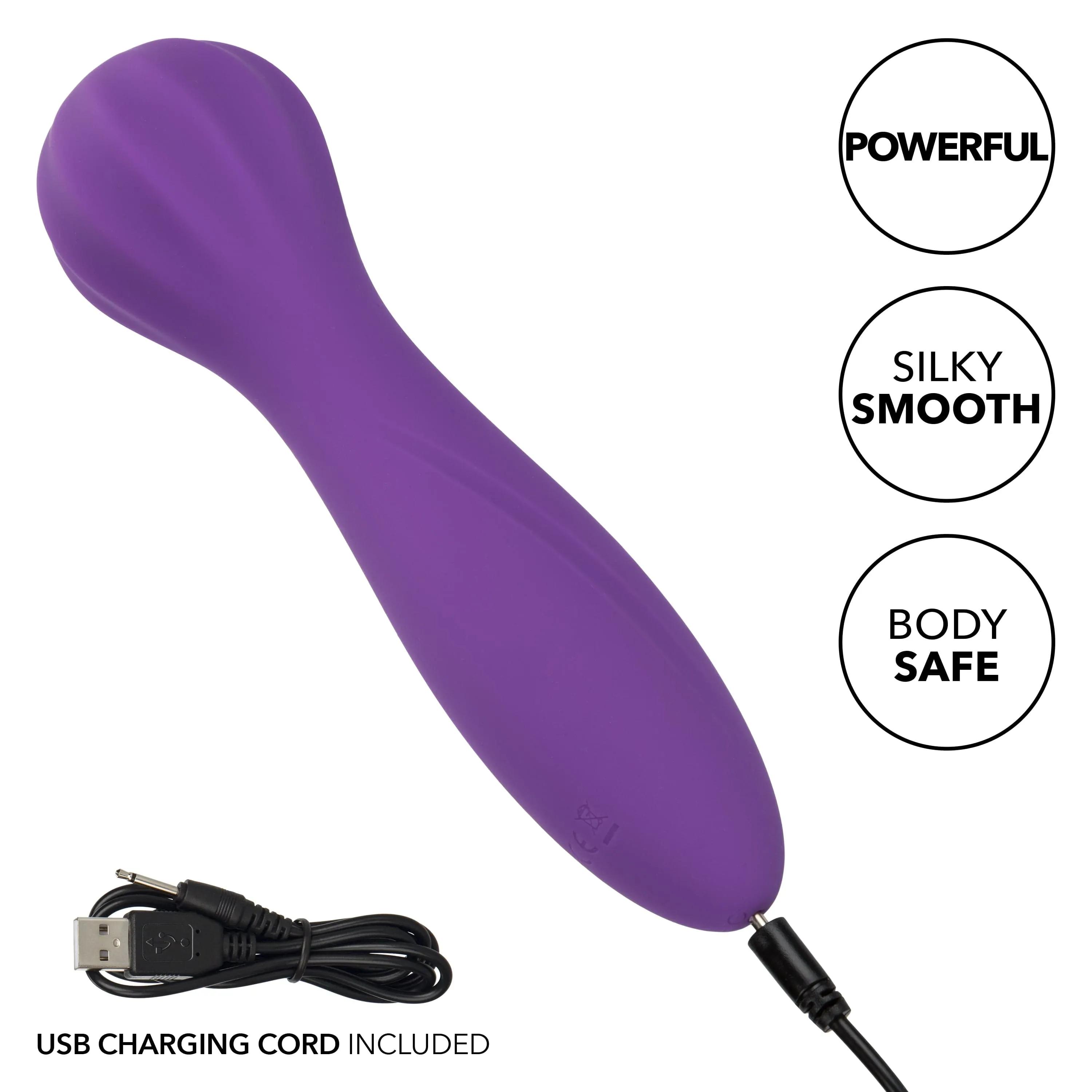 California Exotics - Stella Liquid Silicone O Wand Massager (Purple)
