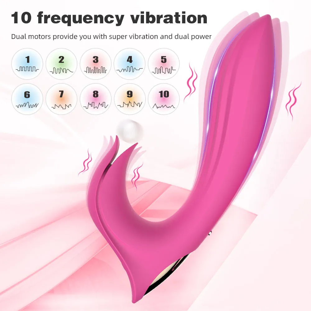 Clit Clamps G Spot Vibrator - Double End Clitoral Female Sex Toys
