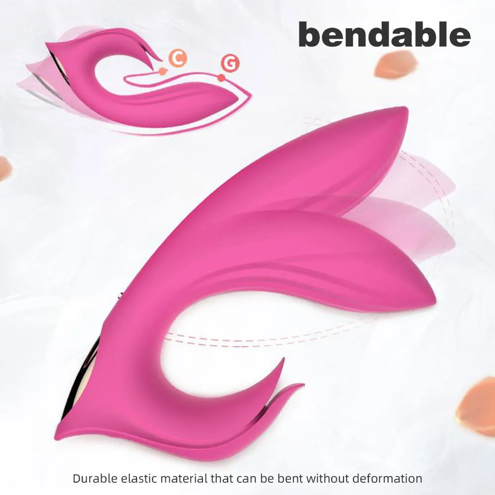 Clit Clamps G Spot Vibrator - Double End Clitoral Female Sex Toys