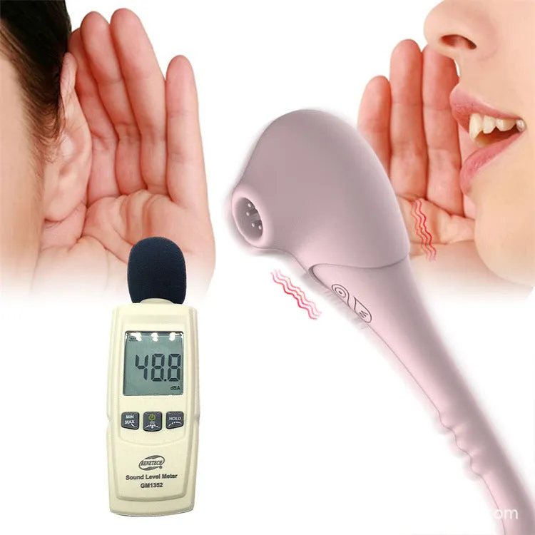 Clit Sucker Finger Prostate Massager - Double End Clitoral G Spot Vibrator
