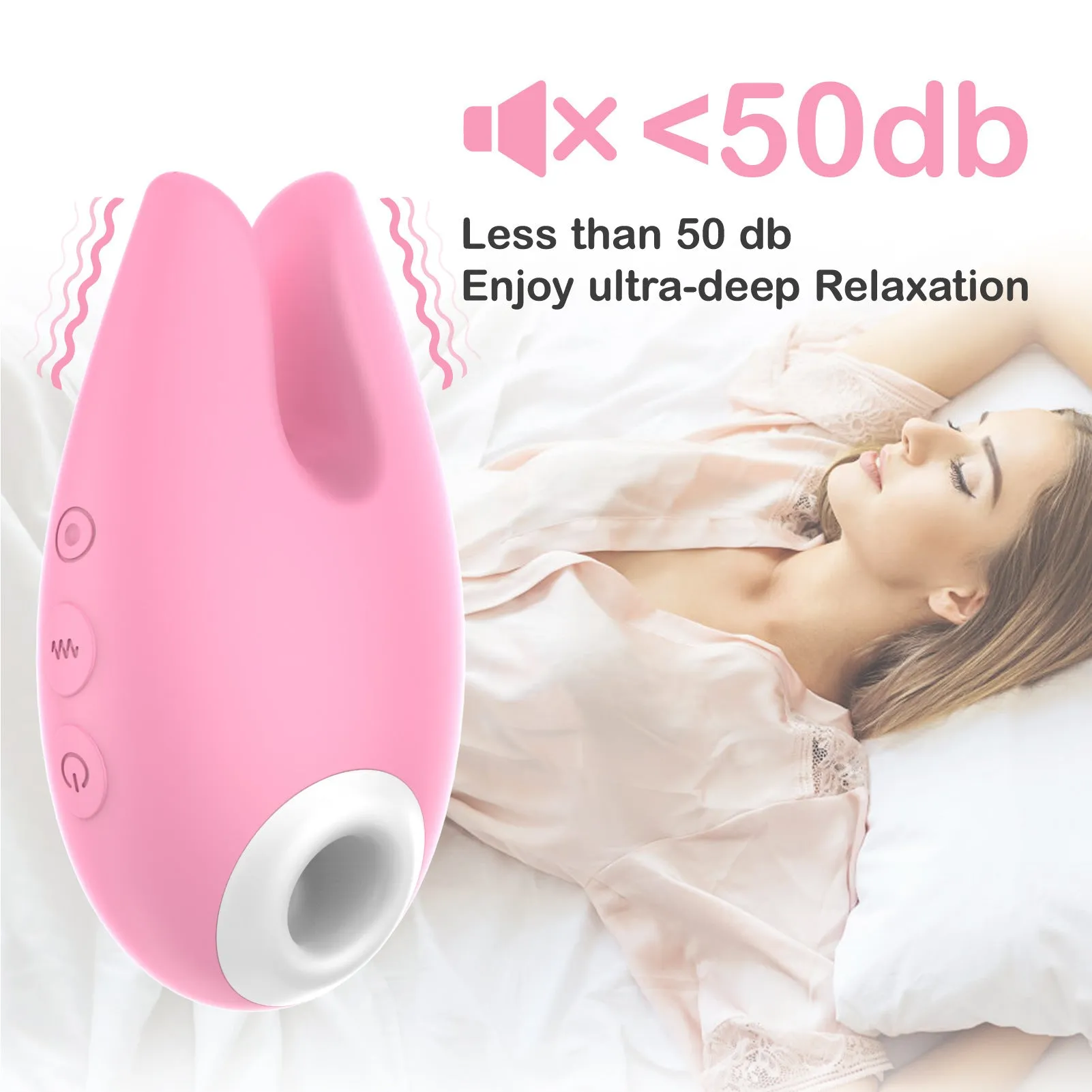 Clit Sucking Nipple Clamp Female Sex Toys - Extra Quiet Clitoral Vibrator