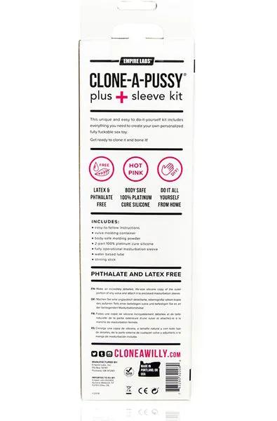 Clone A Pussy Plus Sleeve Kit