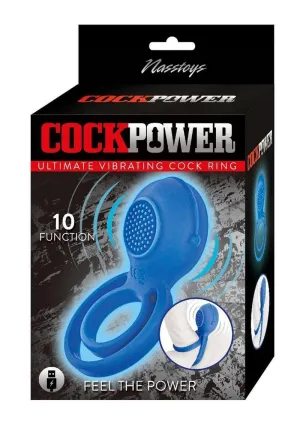 Cockpower Ultimate Vibe Cockring Blue