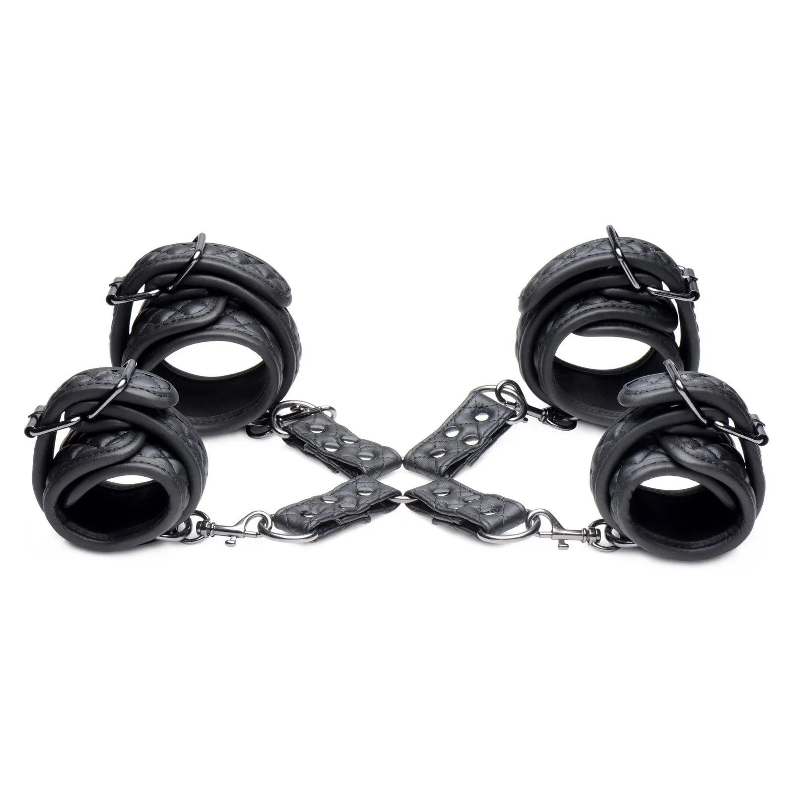 Concede Wrist And Ankle Restraint Set With Bonus Hog-tie Adaptor