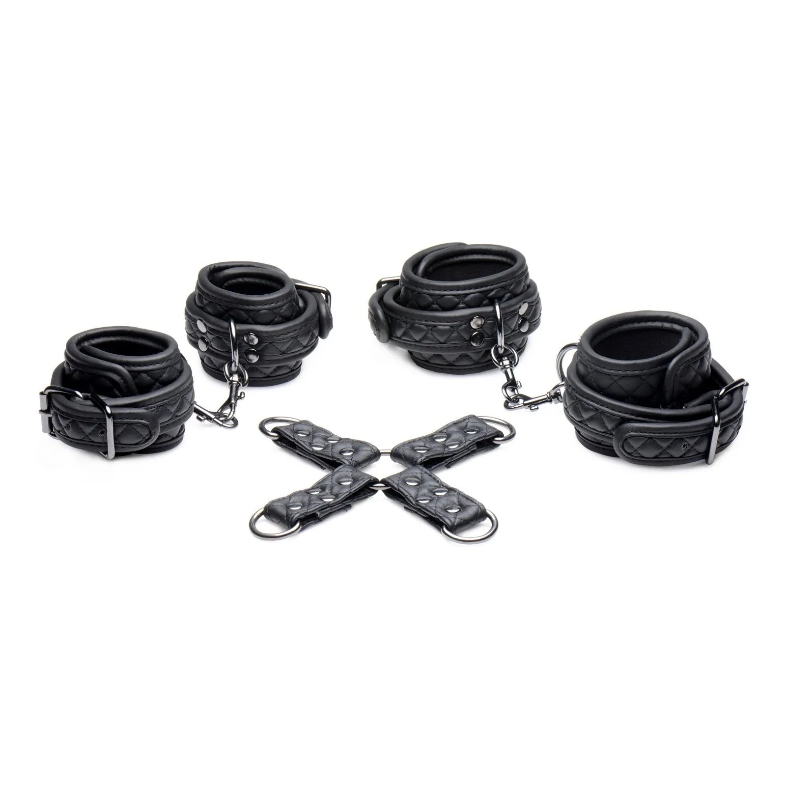 Concede Wrist And Ankle Restraint Set With Bonus Hog-tie Adaptor