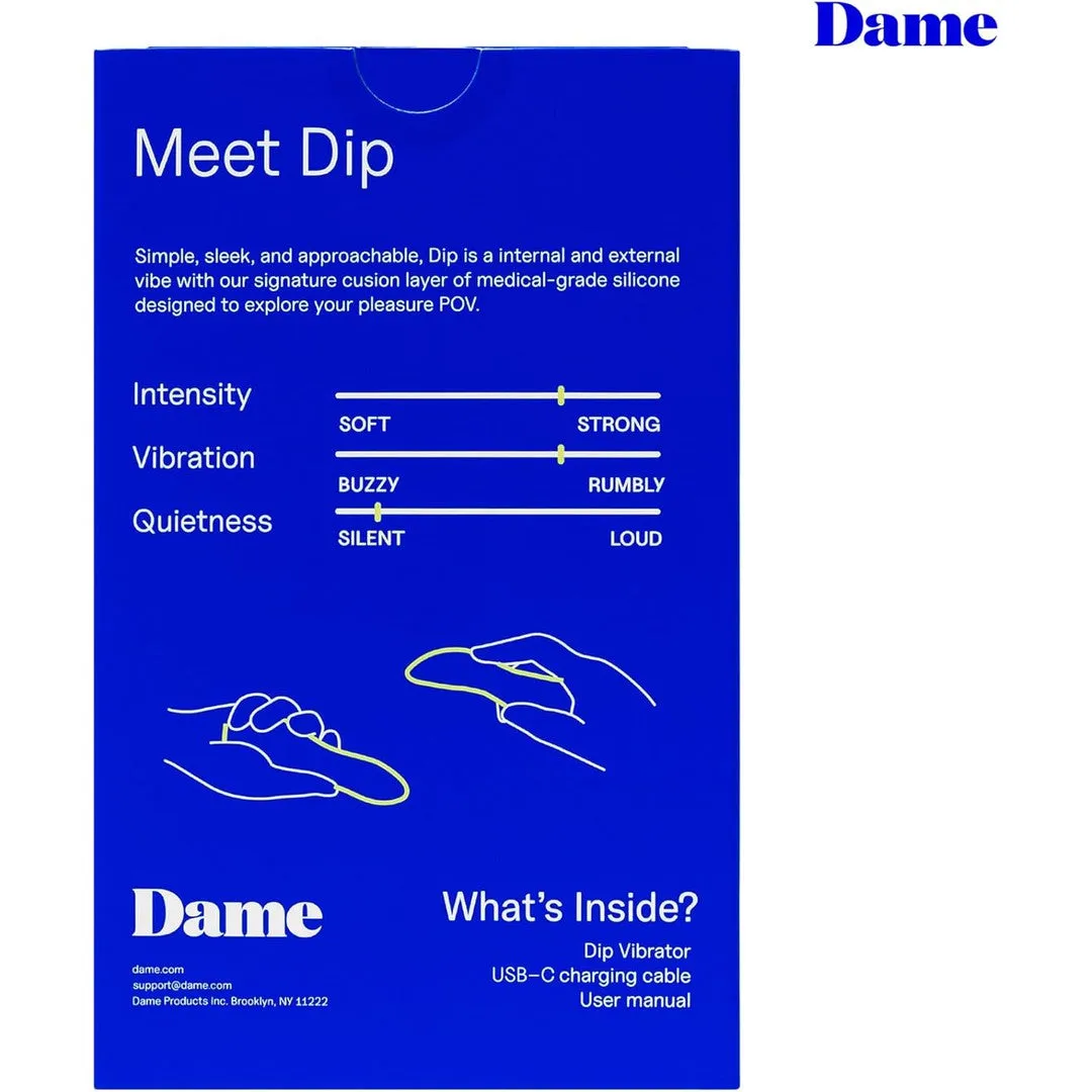 Dame Dip 2.0 Bullet Vibrator Plum