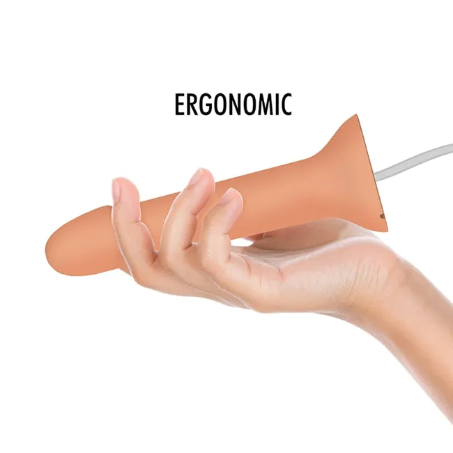 Dildo cu functie de ejaculare MYTHOLOGY Flipper Squirting Dildo. silicon moale si flexibil. culoarea pielii. 17 cm