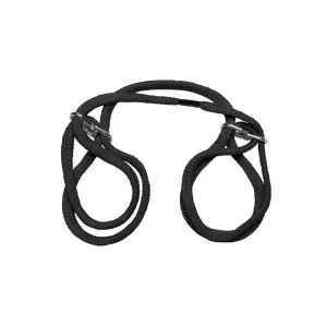 Doc Johnson - Japanese Style Bondage Wrist or Ankle Cotton Rope (Black)