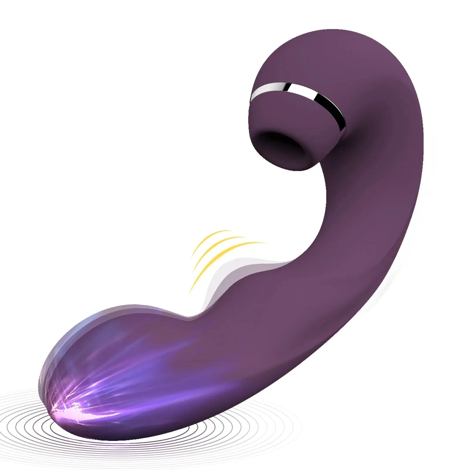 Double End Dildo Vibrator - G Spot Vibrator Clit Sucking Sex Toys for Women