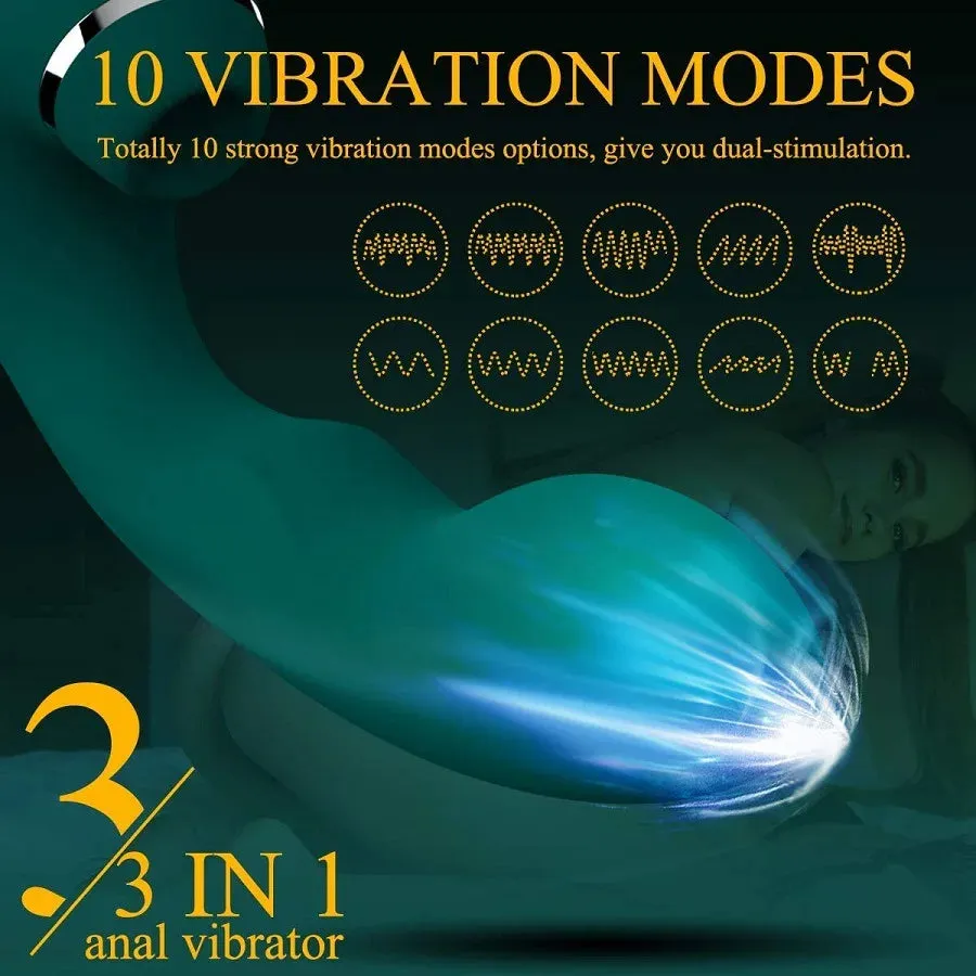 Double End Dildo Vibrator - G Spot Vibrator Clit Sucking Sex Toys for Women