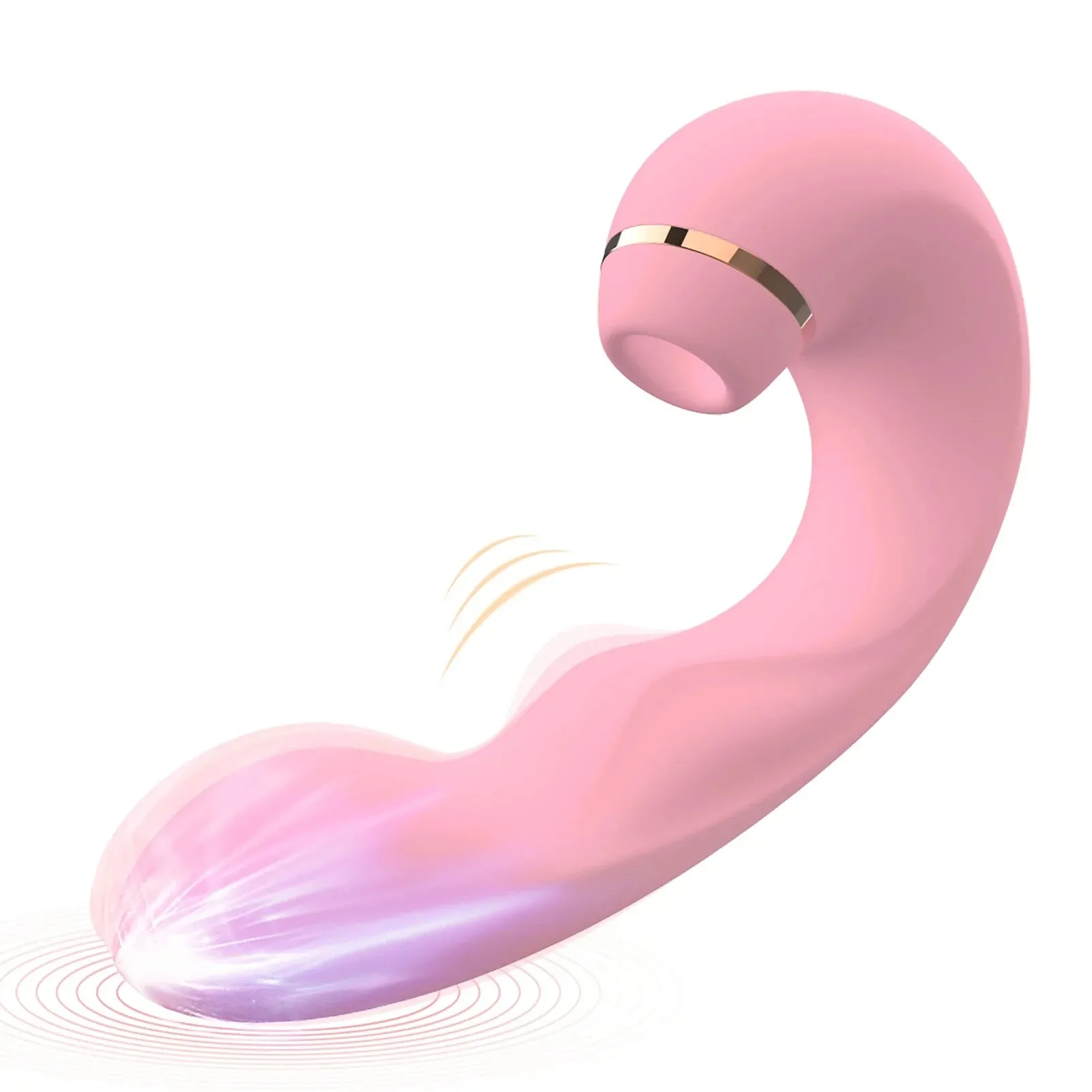 Double End Dildo Vibrator - G Spot Vibrator Clit Sucking Sex Toys for Women