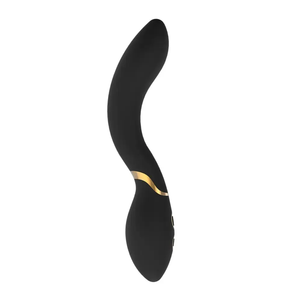 Dream Toys Silicone Black Rechargeable Multi-speed G-spot Vibrator