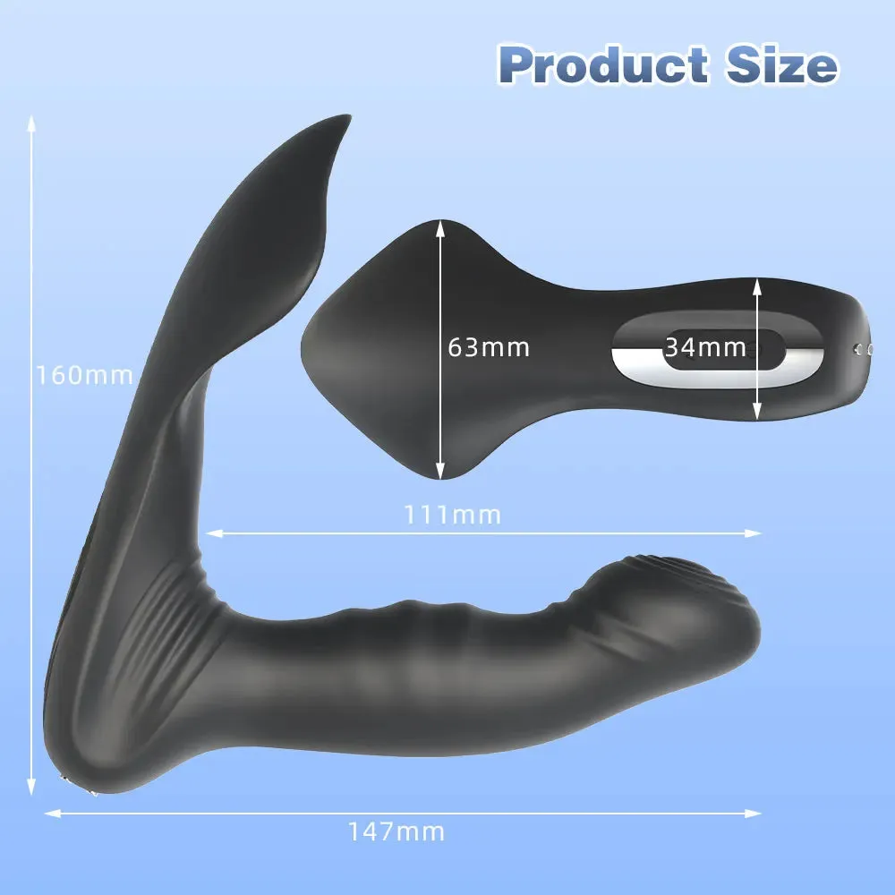 Dual End Prostate Massager - App Remoter Control Swing Vibraing Male Anal Toys