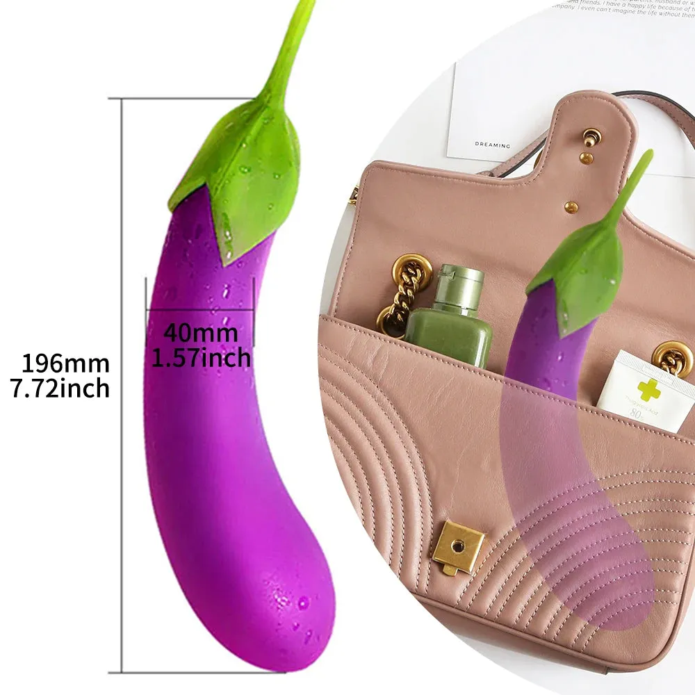 Eggplant G Spot Vibrator - Domlust Anal Dildo Vibrating Anal Plug
