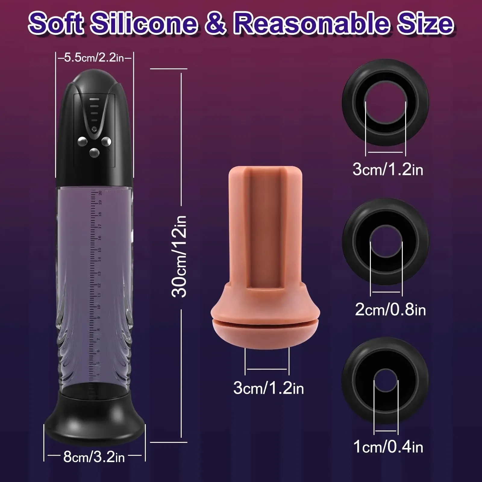 Electric Penis Pump Male Masturbator - Vaccum Sucking Pocket Pussy Sex Toy for Men