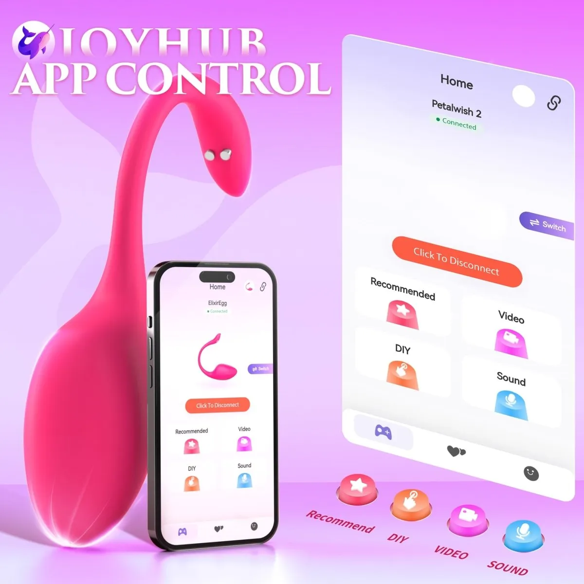 ElixirEggr| Sohimi Smart Kegel Ball Exercise Vibrator Egg With App Control
