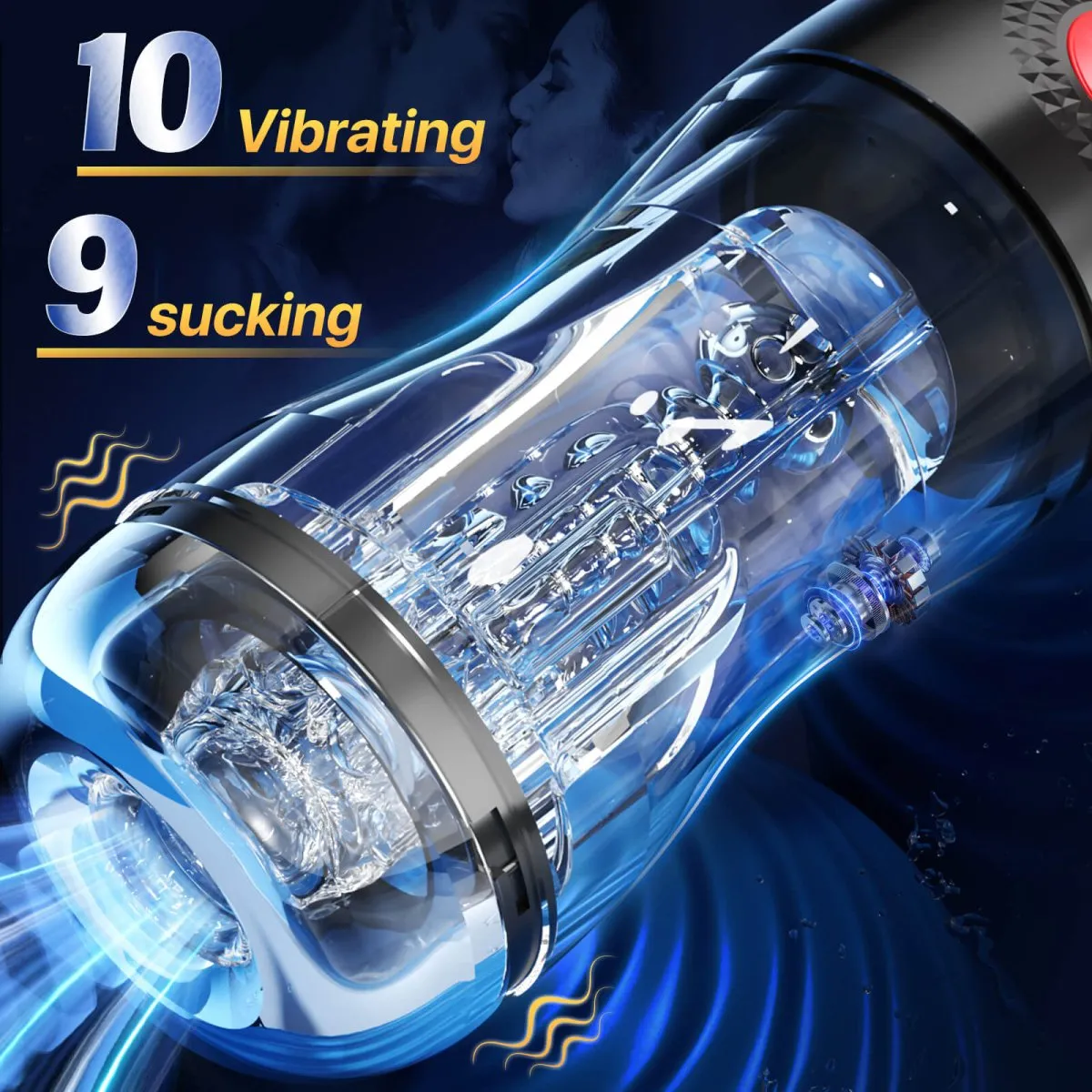 ELROY| Upgraded Suction and Vibration App Control Male Masturbator