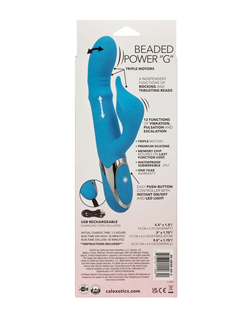 Enchanted Beaded Power G Rabbit Vibrator